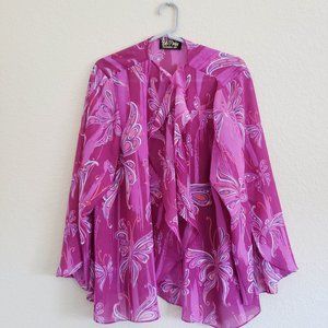 Bob Mackie Wearable Art Pink Top